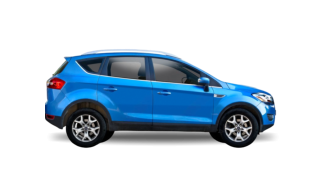 blue car