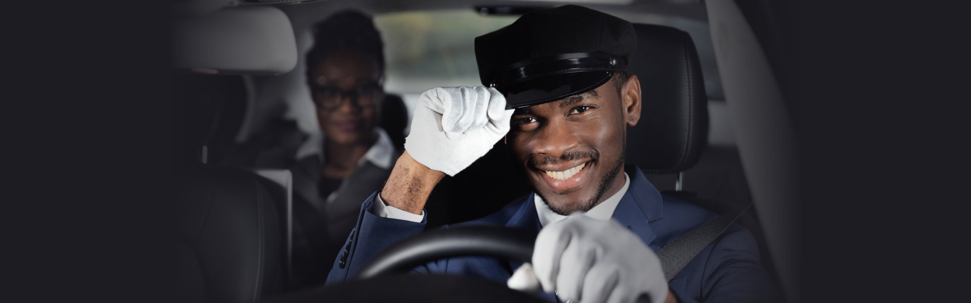 a man with his backseat passenger